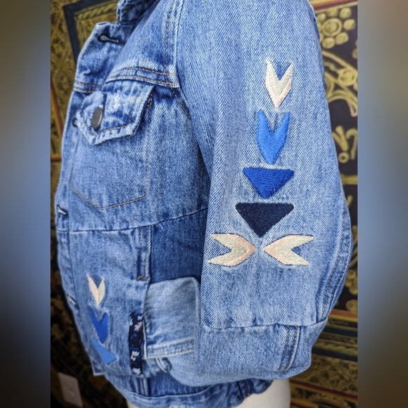 BlankNYC Pub Crawl Denim Jacket Size Medium - Picture 5 of 8